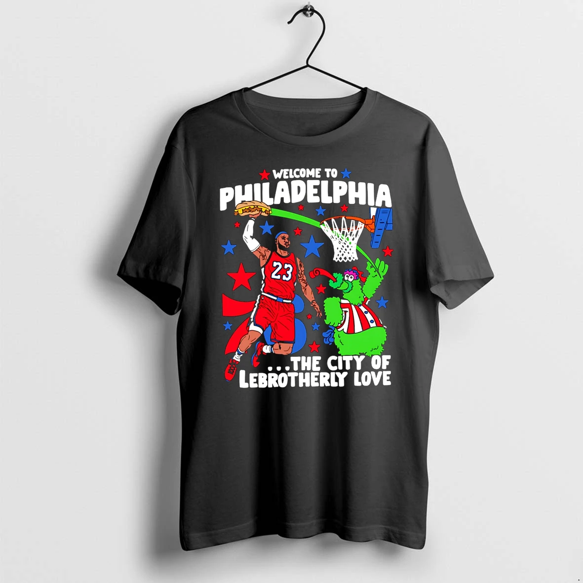 Officials Welcome To Philadelphia The City Of Lebrotherly Love Lebron James Premium T Shirt Sweatshirt Hoodie