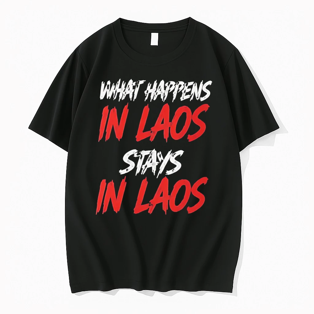 Officials What Happens In Laos Stays In Laos Travel Tee Premium T Shirt Sweatshirt Hoodie
