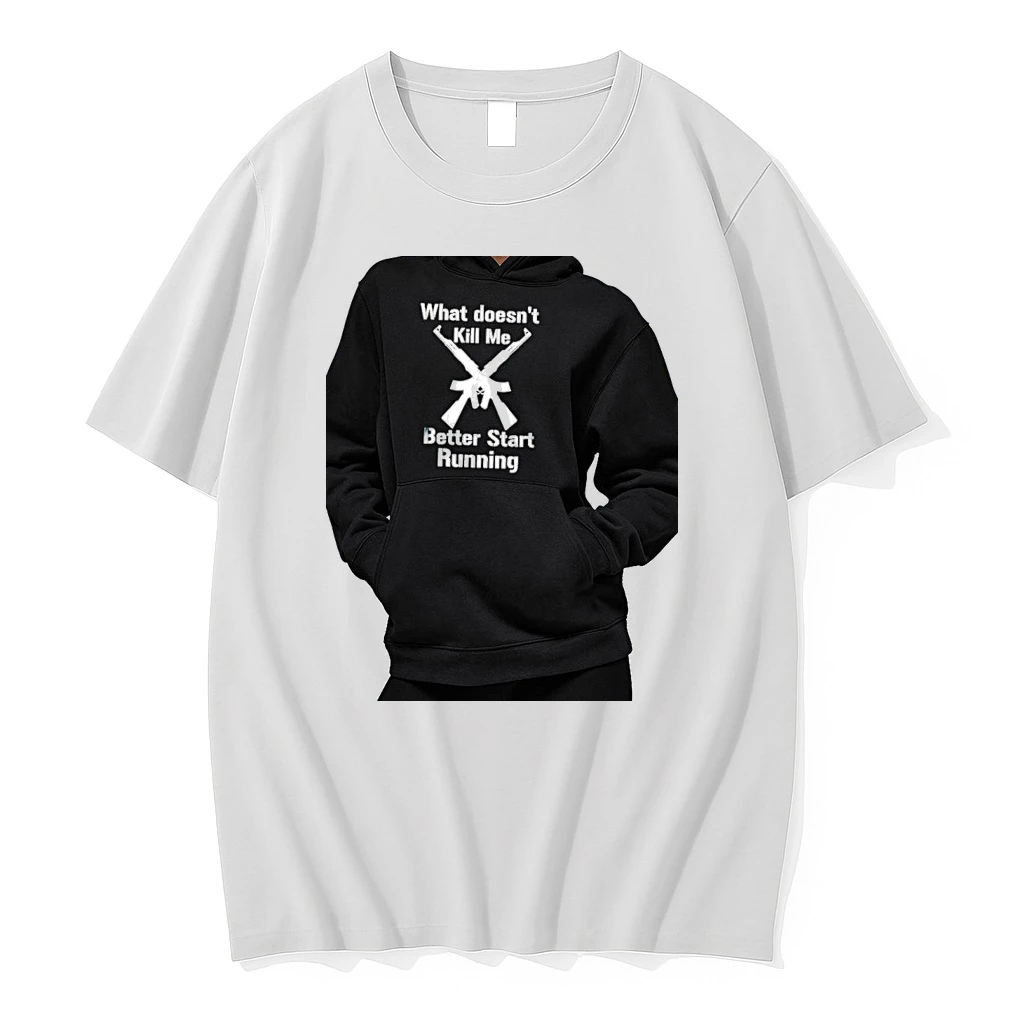 Officials What Does Not Kill Me Better Start Running Ak Rifle Weapon Firearms Tactical Premium T Shirt Sweatshirt Hoodie
