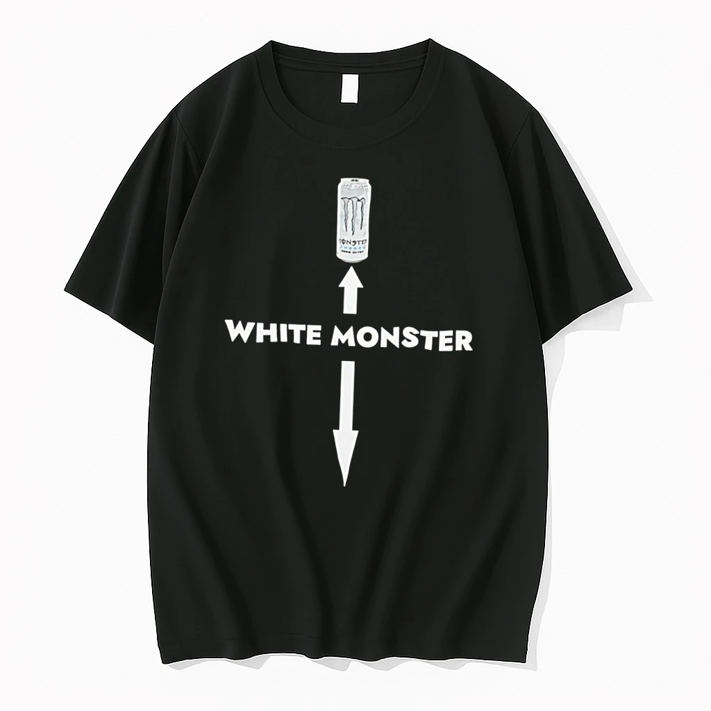 Officials White Monster Energy Zero Sugar Tee Premium T Shirt Sweatshirt Hoodie