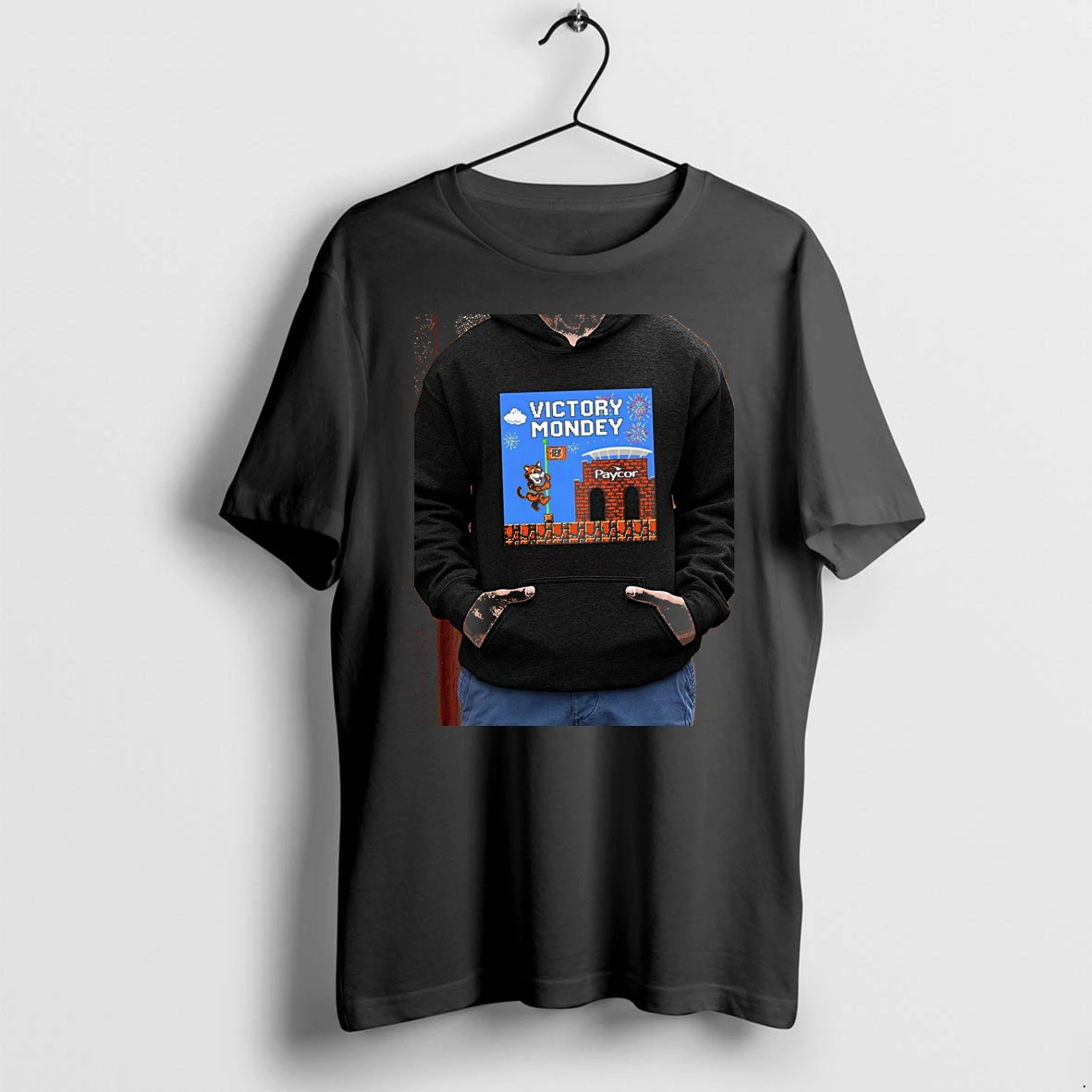 Officials Who Dey Cincinnati Bengals Victory Mondey Paycor Stadium 8 Bit Football Premium T Shirt Sweatshirt Hoodie