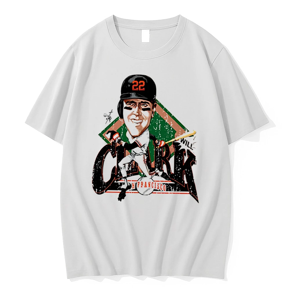 Officials Will Clark San Francisco Giants Bruce Stark Collection Field Tee Premium T Shirt Sweatshirt Hoodie