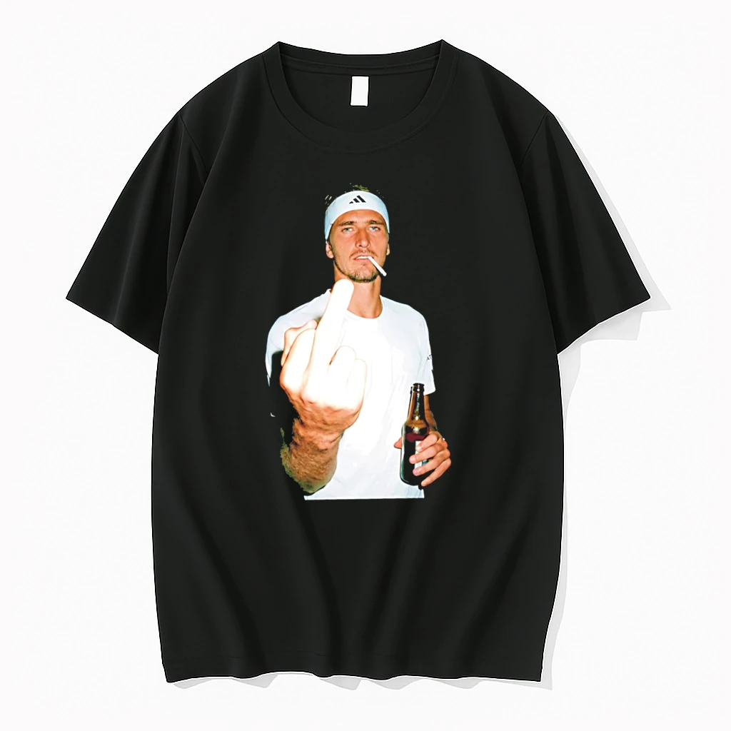 Officials Wimbledon 2026 Mens Singles Germany Alexander Zverev Middle Finger Tee Premium T Shirt Sweatshirt Hoodie