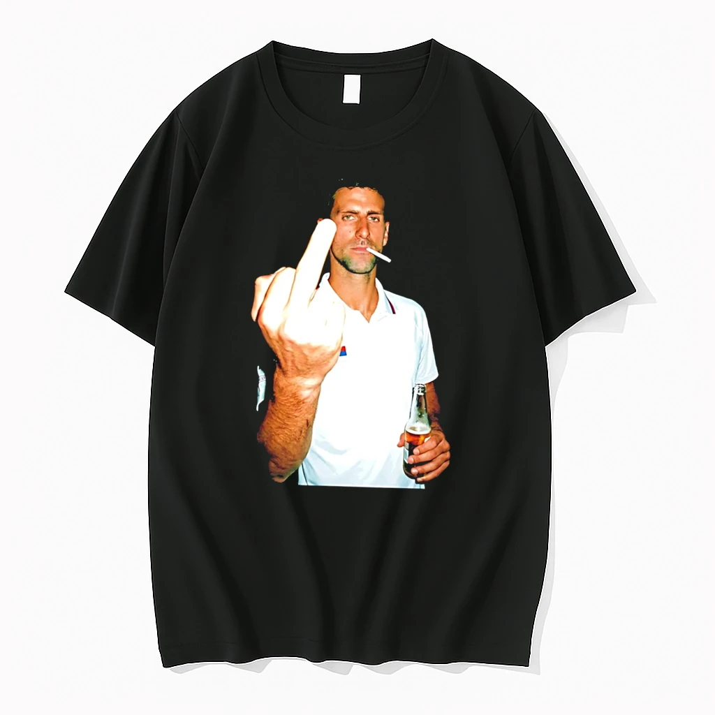 Officials Wimbledon 2026 Mens Singles Germany Novak Djokovic Middle Finger Tee Premium T Shirt Sweatshirt Hoodie