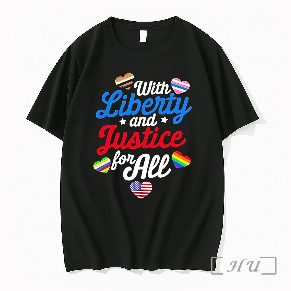 Officials With Liberty And Justice For All Black Premium T Shirts Sweater Hoodie