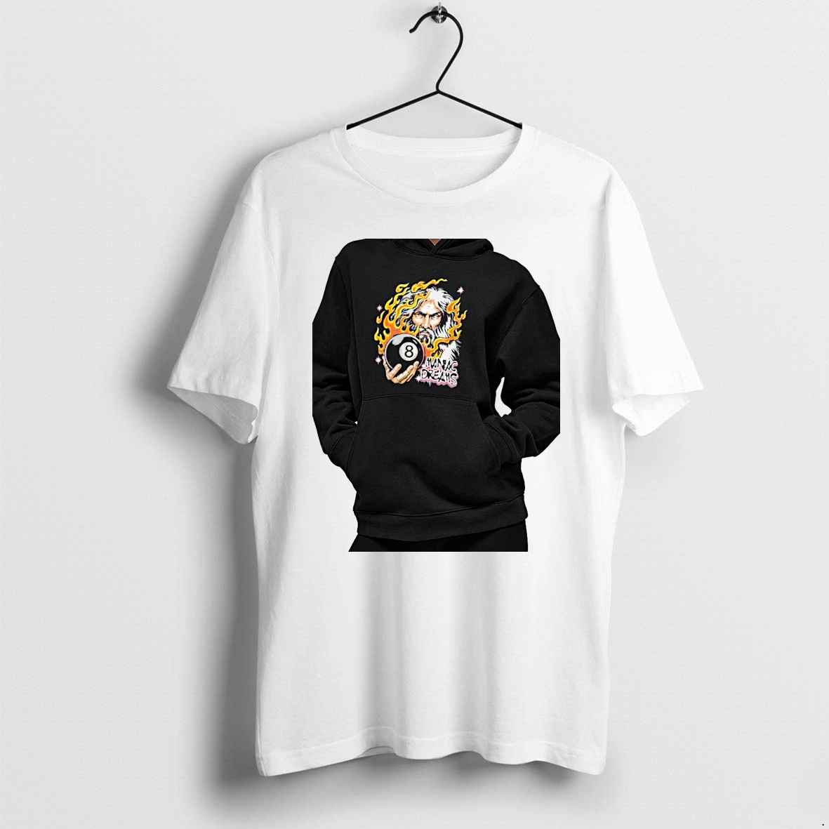 Officials Wizard With 8 Ball Maniac Dreams Premium T Shirt Sweatshirt Hoodie