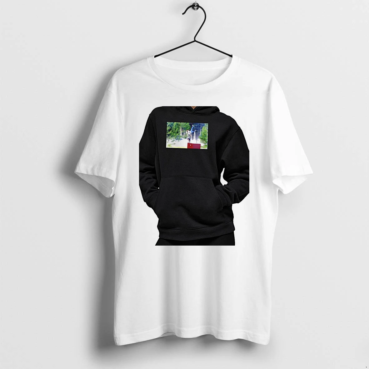Officials Yellowstone Visitor Flung Into The Air By Bison Premium T Shirt Sweatshirt Hoodie