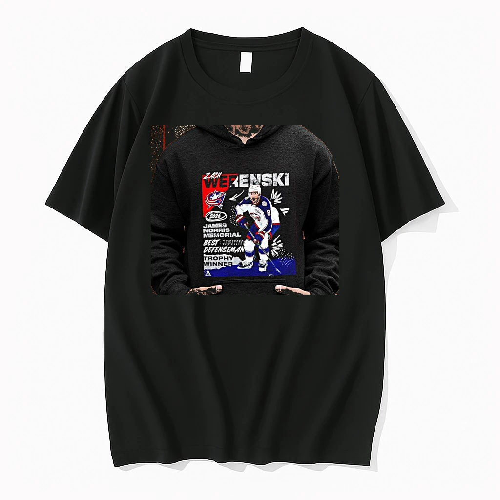 Officials Zach Werenski Columbus Blue Jackets 2026 James Norris Memorial Trophy Winner Premium T Shirt Sweatshirt Hoodie