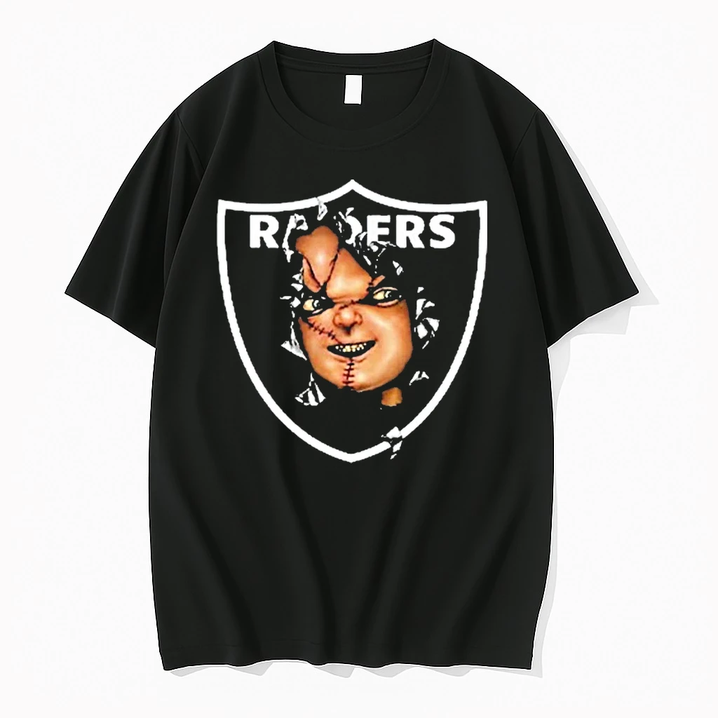Officials Brucedropemoff Wearing Las Vegas Raiders Chucky Doll Premium T Shirt Sweatshirt Hoodie