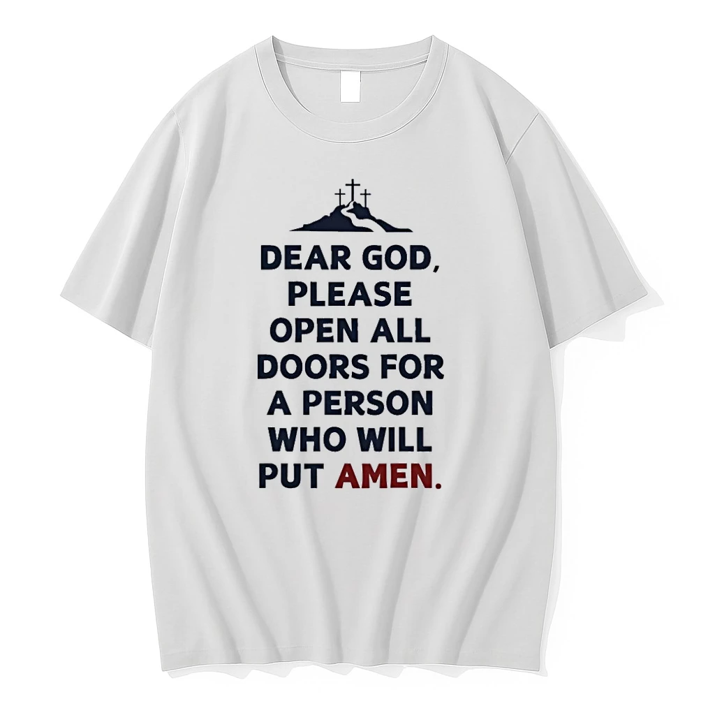 Officials Dear God Please Open All Doors For A Person Who Will Put Amen Premium T Shirt Sweatshirt Hoodie