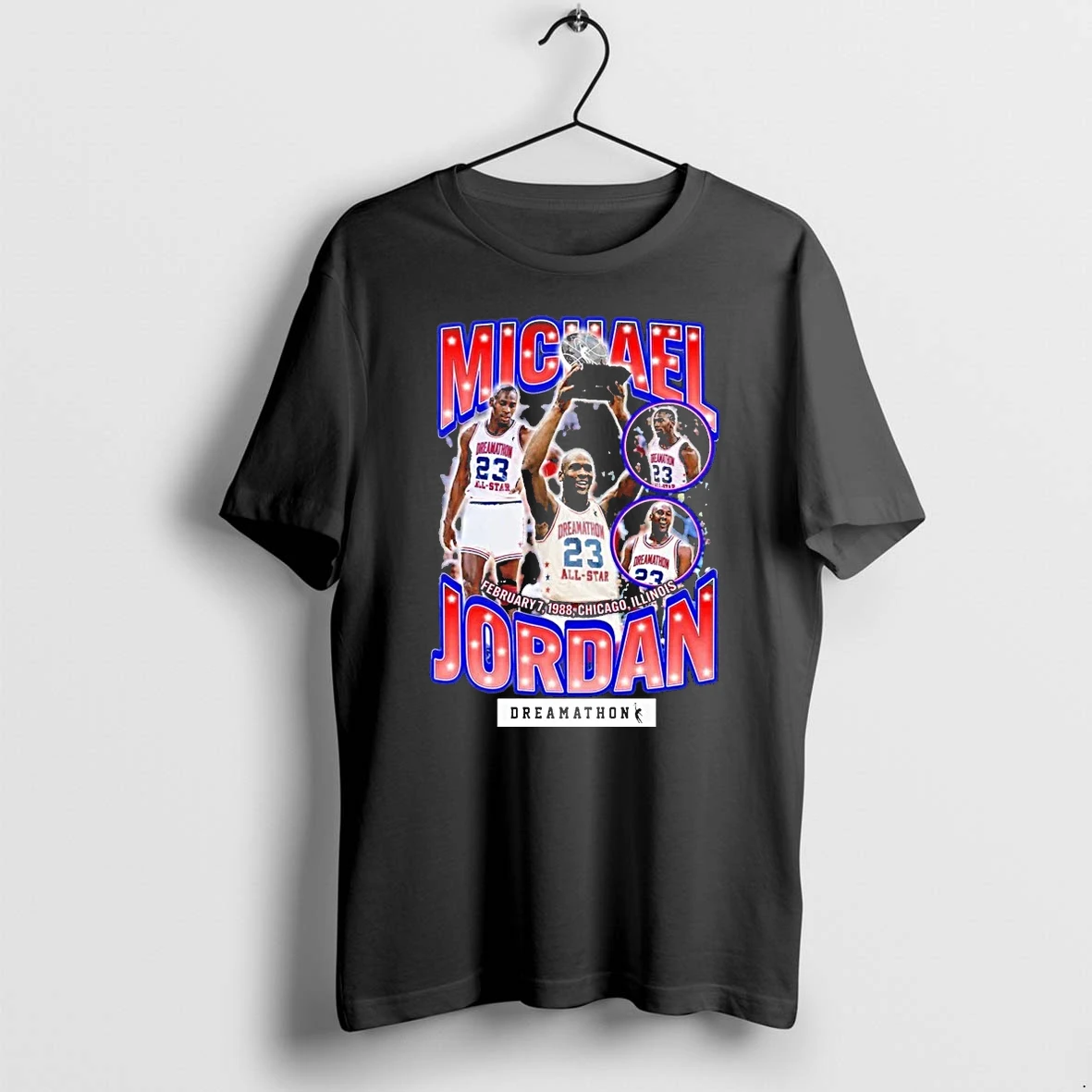 Officials Michael Jackson 1988 Chicago Illinois Dreamathon Premium T Shirt Sweatshirt Hoodie