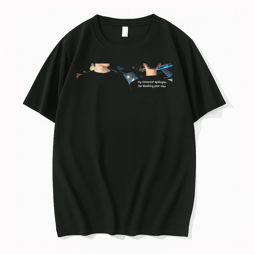 Officials My Sincerest Apologies For Blocking Your View Backside Premium T Shirt Sweatshirt Hoodie
