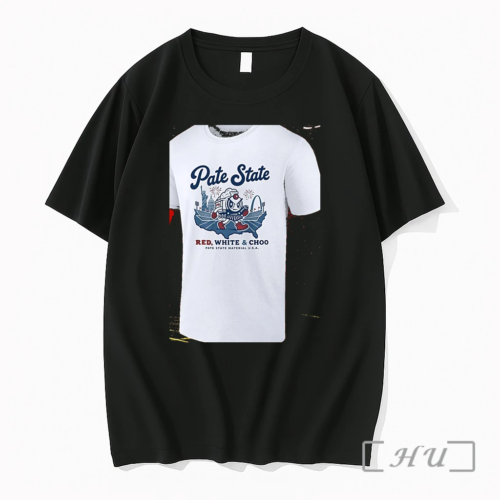 Officials Pate State Material Red White And Choo Usa Premium T Shirts Sweater Hoodie