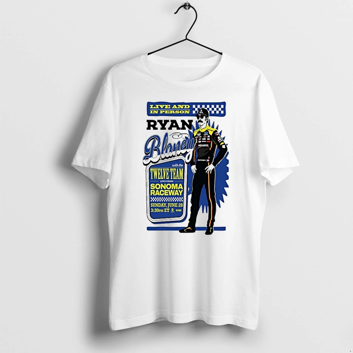 Officials Ryan Blaney Tour Sonoma Raceway June 28 2026 Premium T Shirt Sweatshirt Hoodie