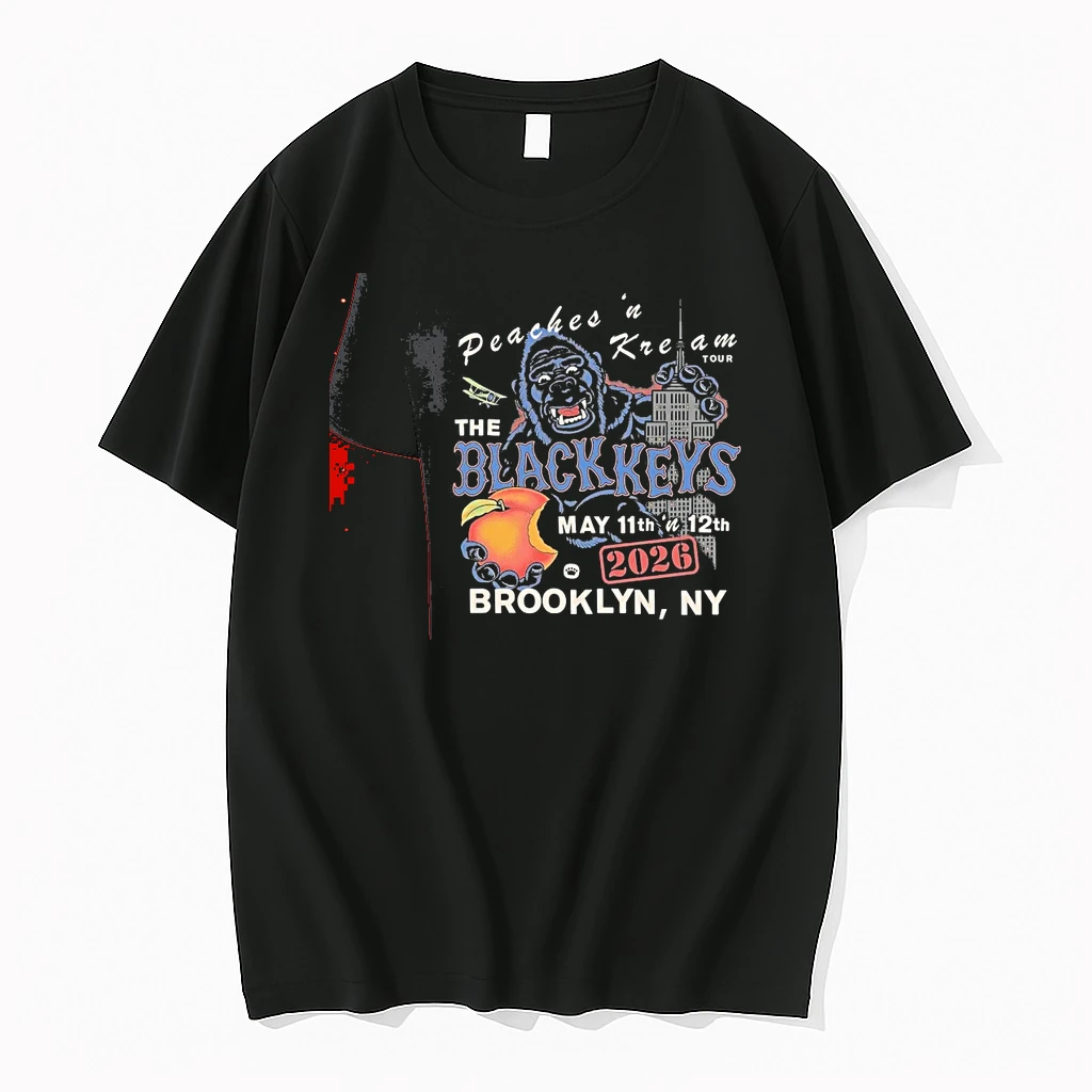 Officials The Black Keys Peaches N Kream Brooklyn Ny 2026 Show Premium T Shirt Sweatshirt Hoodie