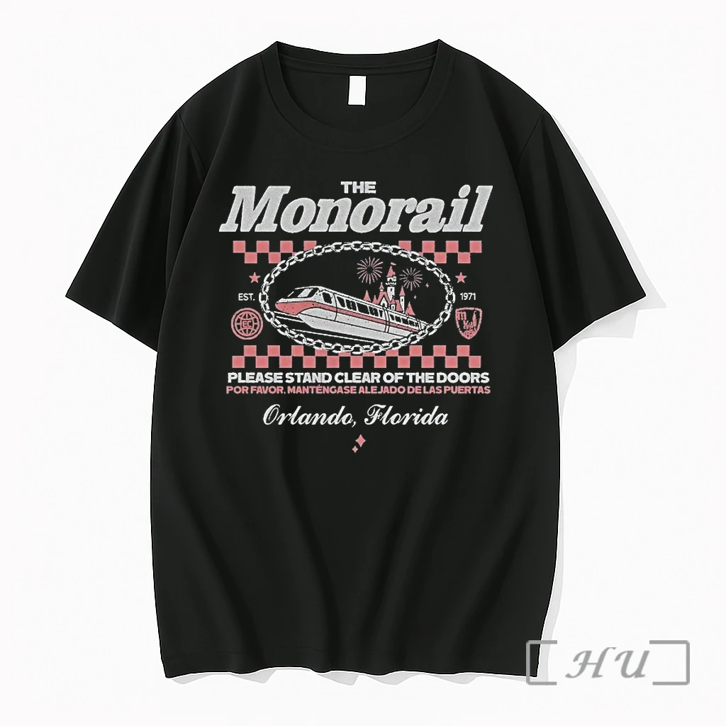Officials The Monorail Please Stand Clear Of The Doors Por Favor Mantengase Ale Jado Delas Puertas Orlando Florida Est 1971 Train Castle Premium T Shirts Sweater Hoodie