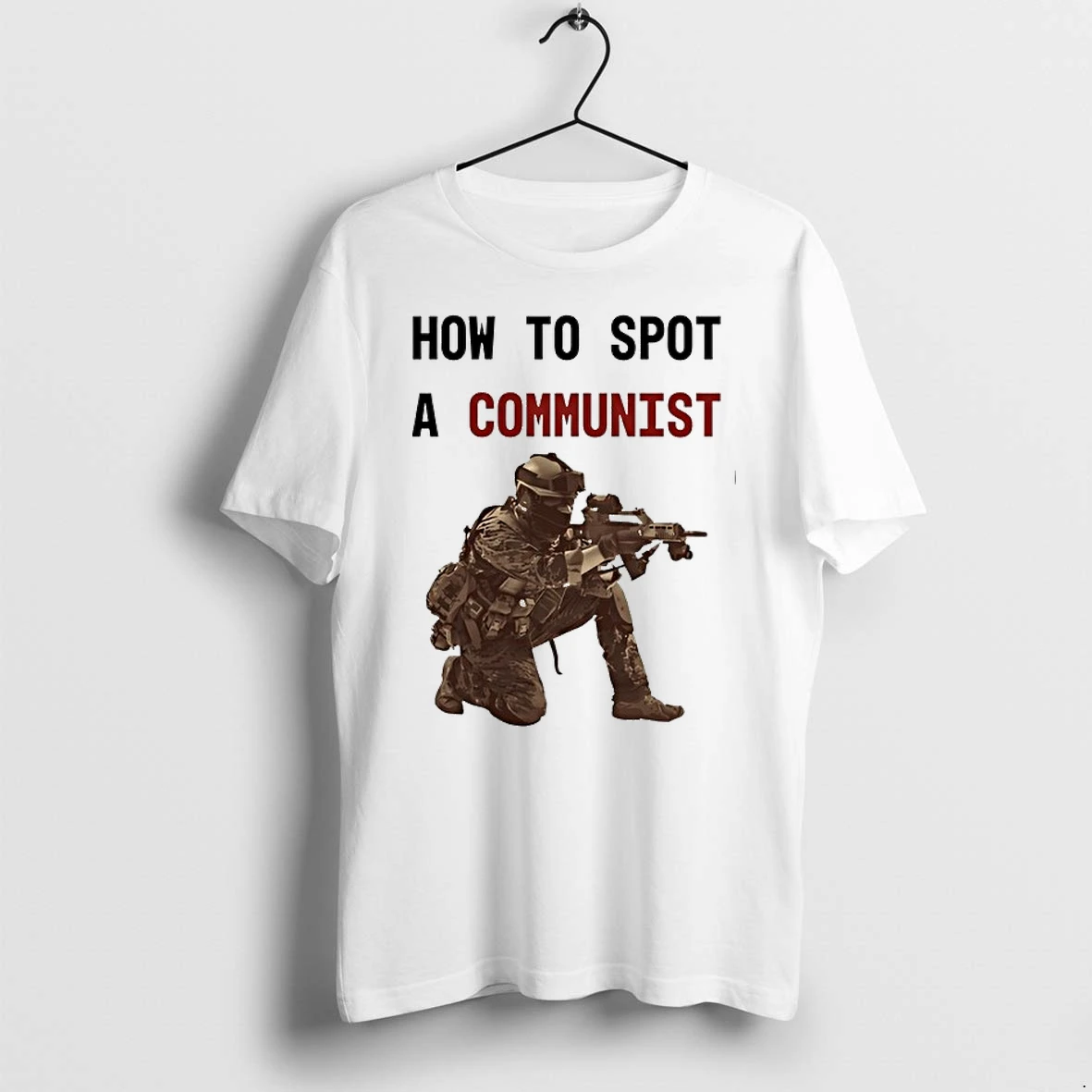 How To Spot A Communist Political Satire 0 Tshirts Sweater Hoodie