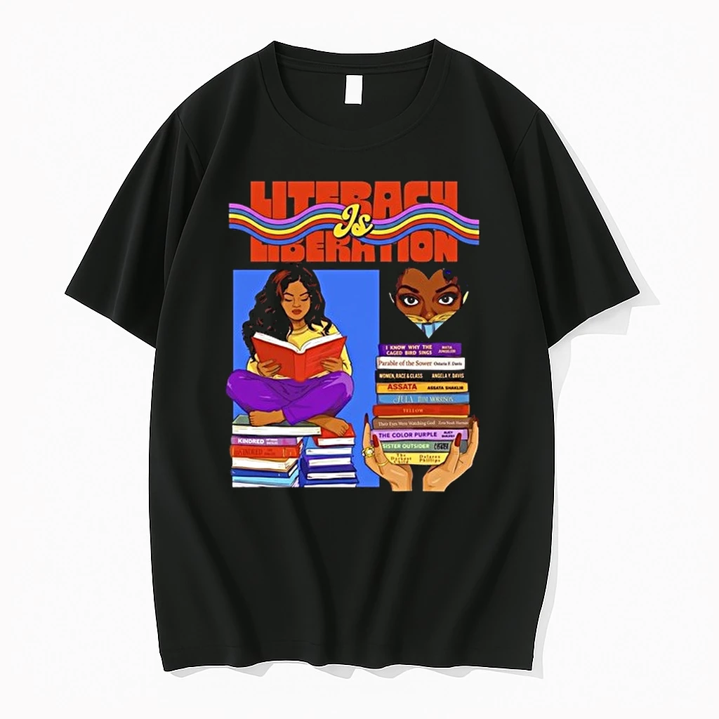 Literacy Is Liberation Black Women Reading Books 0 Tshirts Sweater Hoodie