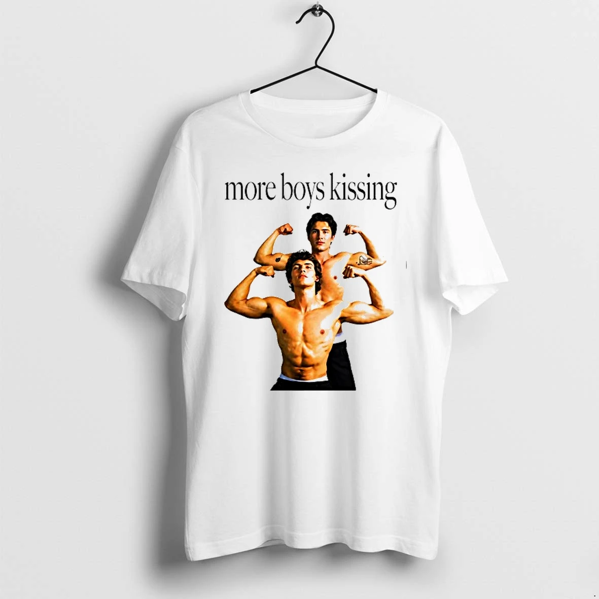 More Boys Kissing Muscular Men Flex Biceps Physique 0 Tshirts Sweater Hoodie