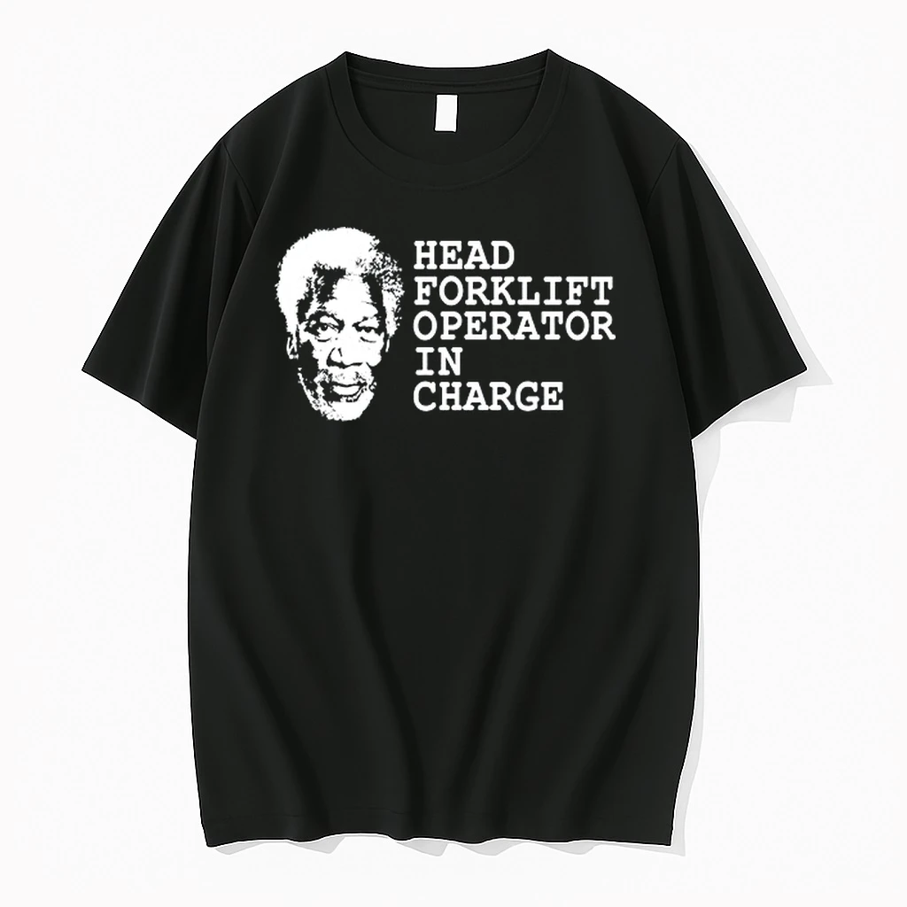 Morgan Freeman Head Forklift Operator In Charge 0 Tshirts Sweater Hoodie