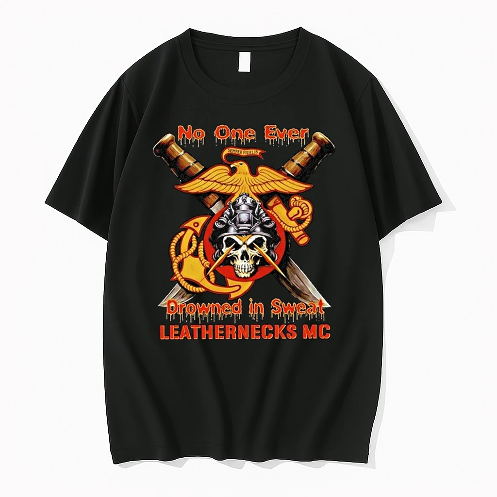 No One Ever Drowned In Sweat Leathernecks Mc 0 Tshirts Sweater Hoodie