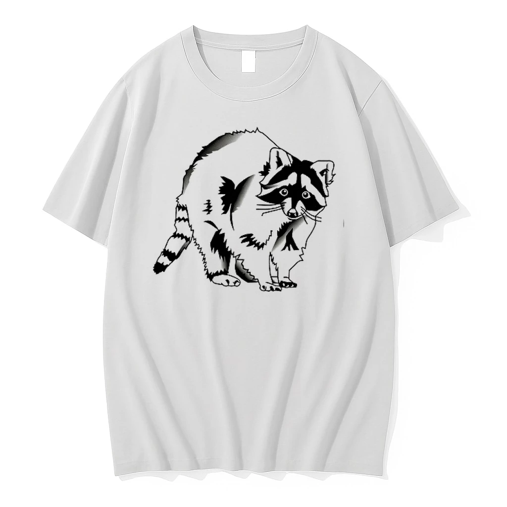 Raccoon Animal Nature Wildlife Forest Woodland Creature Mammal Cartoon 0 Tshirts Sweater Hoodie
