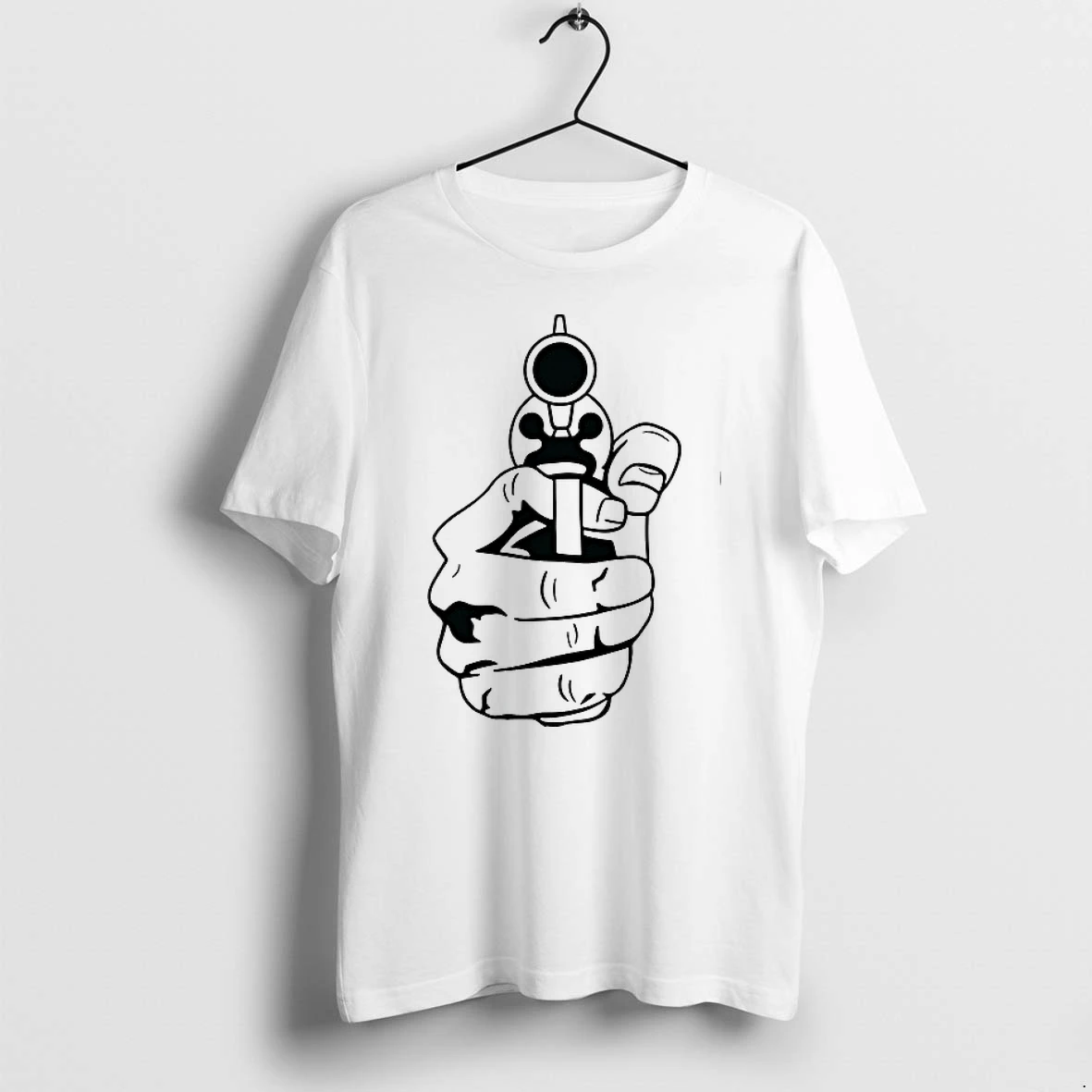 Revolver Hand Pointing 0 Tshirts Sweater Hoodie