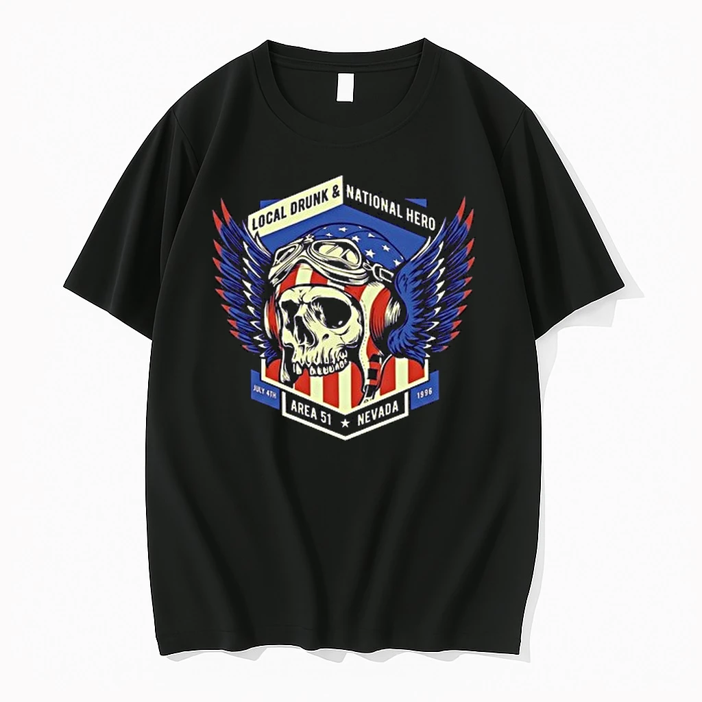 Russell Casse Independence Day Local Drunk And National Hero Area 51 Nevada 0 Tshirts Sweater Hoodie