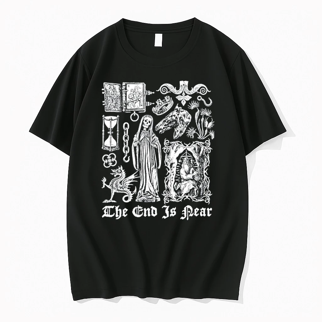 The End Is Near Gothic Occult Dark Art 0 Tshirts Sweater Hoodie