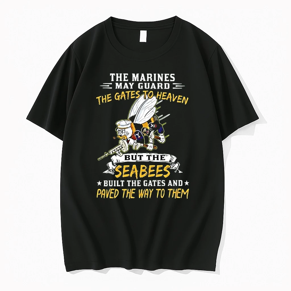 The Marines May Guard The Gates To Heaven But The Seabees Built The Gates 0 Tshirts Sweater Hoodie