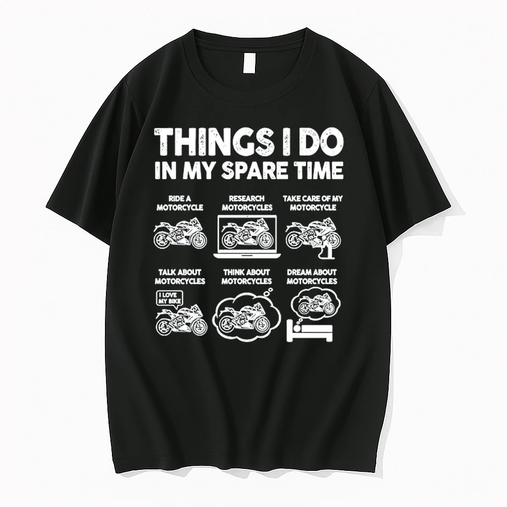 Things I Do In My Spare Time Motorcycle 0 Tshirts Sweater Hoodie