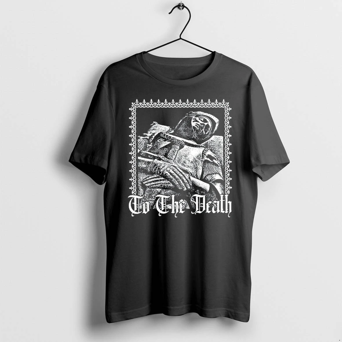 To The Death Metal Knight Medieval Gothic 0 Tshirts Sweater Hoodie