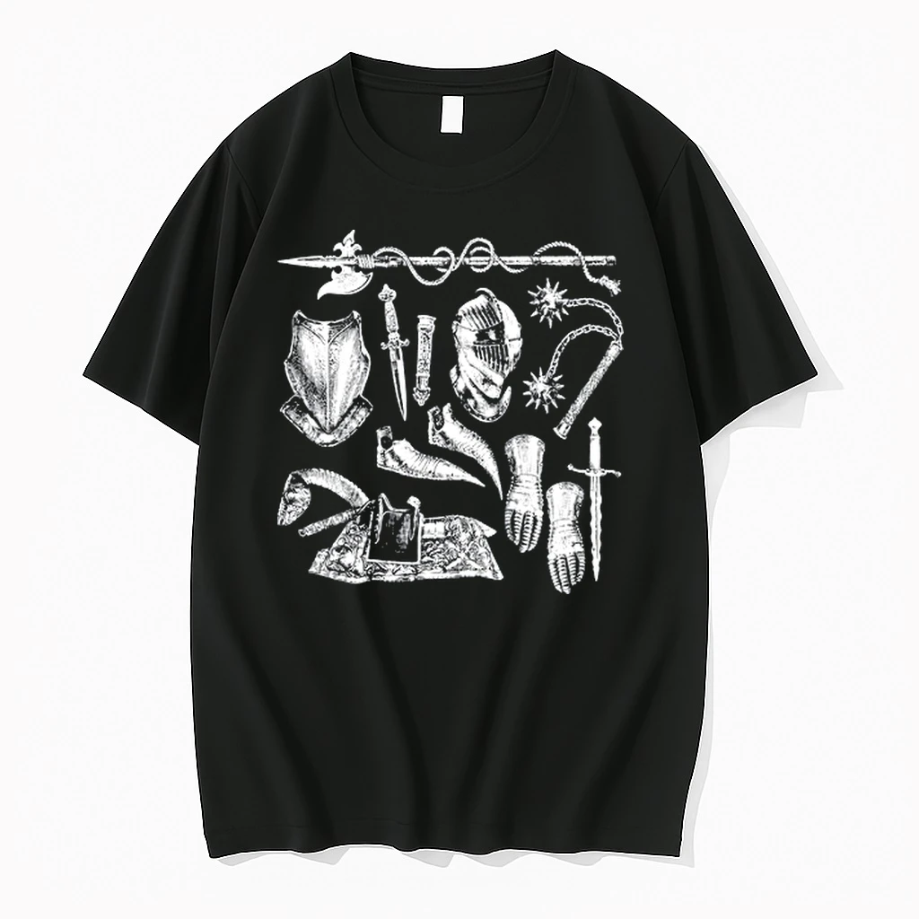 Virtus Medieval Knight Armor And Weapons 0 Tshirts Sweater Hoodie