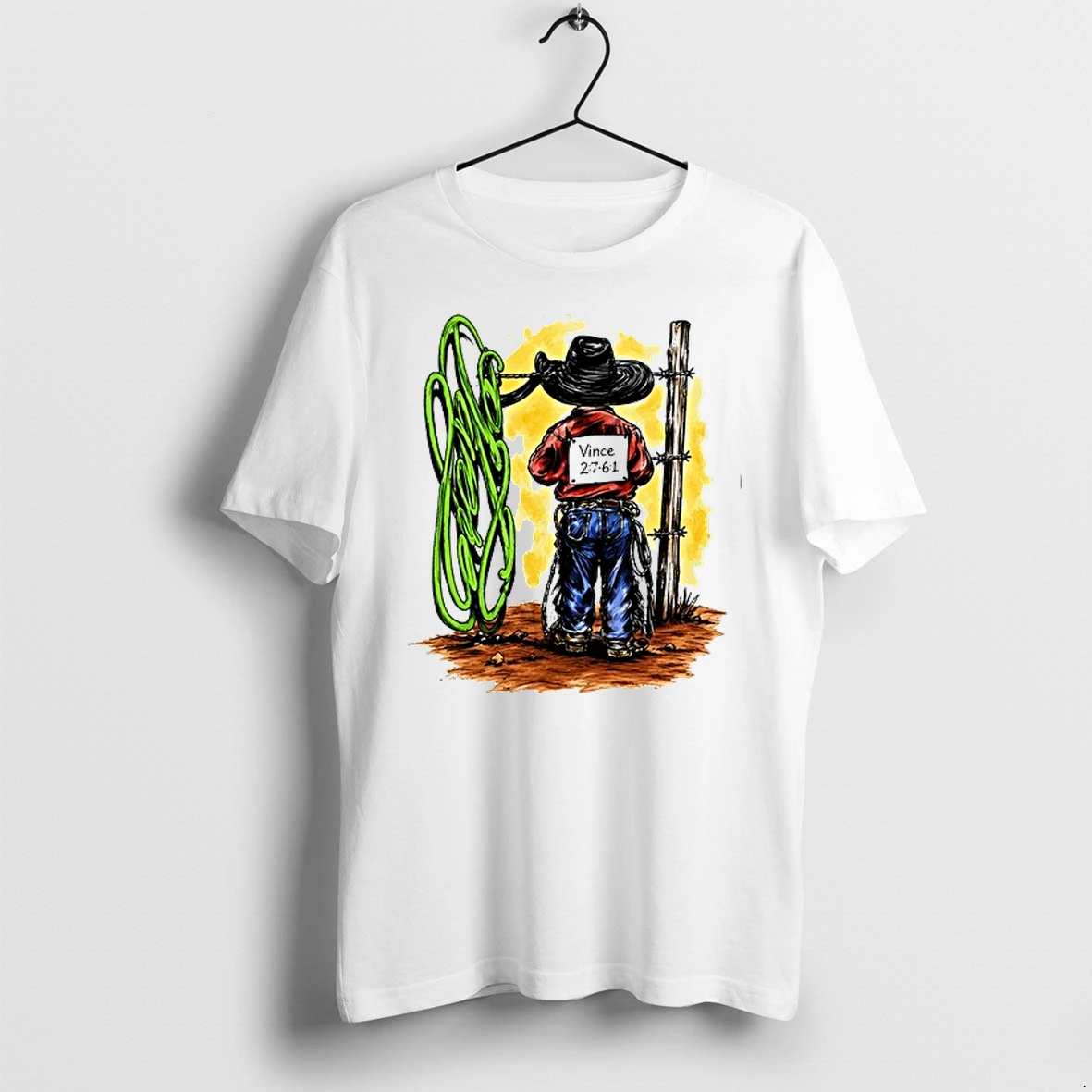 Vnere Cowboy Vince 2 7 61 Western Rodeo 0 Tshirts Sweater Hoodie