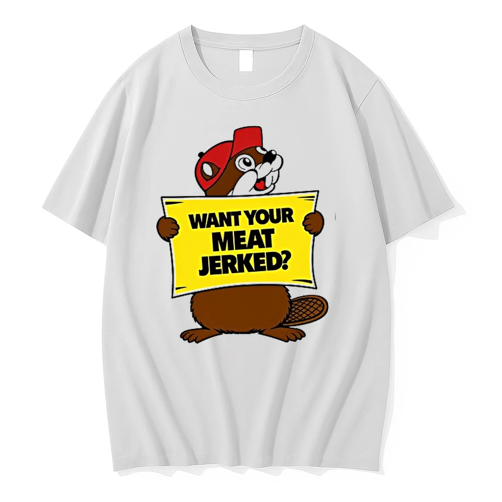 Want Your Meat Jerked Beaver Jerky Funny 0 Tshirts Sweater Hoodie