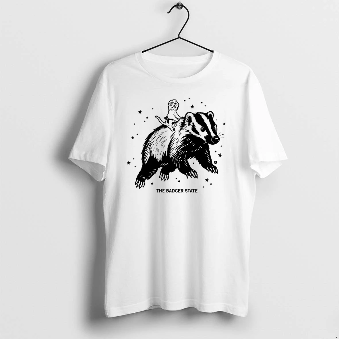 Wisconsin Badger Cat With Cheese Head The Badger State 0 Tshirts Sweater Hoodie