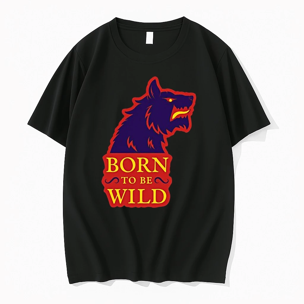 Wolf Born To Be Wild House Stark Game Of Thrones Sigil Direwolf 0 Tshirts Sweater Hoodie