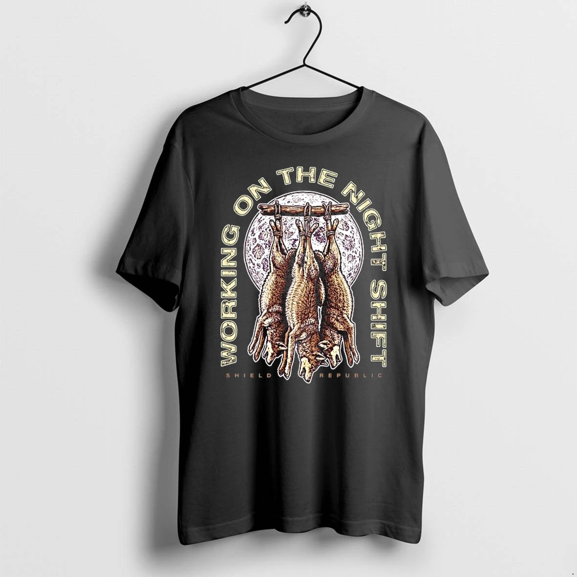 Working On The Night Shift Shield Republic 0 Tshirts Sweater Hoodie