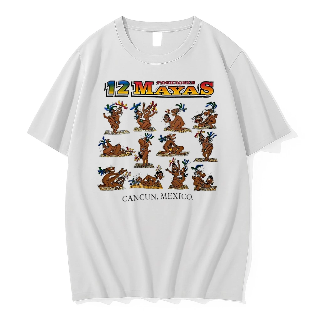 12 Posiciones Mayas Cancun Mexico Mayan Tshirts Sweater Hoodie
