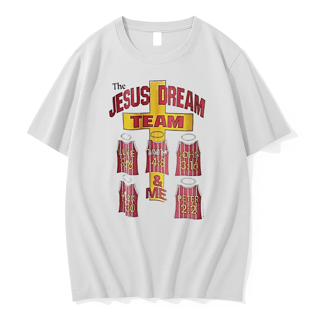 89vgogdo The Jesus Dream Team Luke 9 16 Timothy 4 8 John 3 16 Mark 1 30 Peter 2 2 Me Tshirts Sweater Hoodie