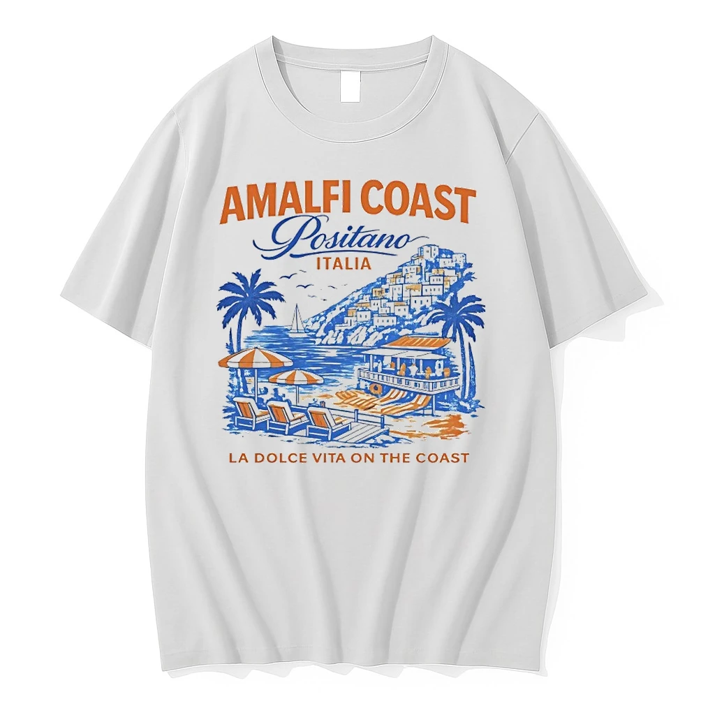 Amalfi Beach Club Coast Positano Italia La Dolce Vita On The Coast Tshirts Sweater Hoodie