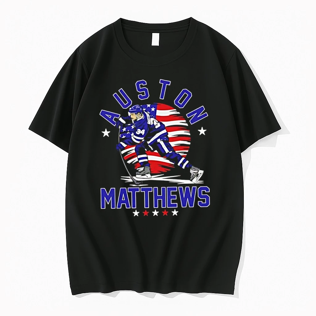 Auston Matthews Toronto Maple Leafs Usa Flag Tshirts Sweater Hoodie