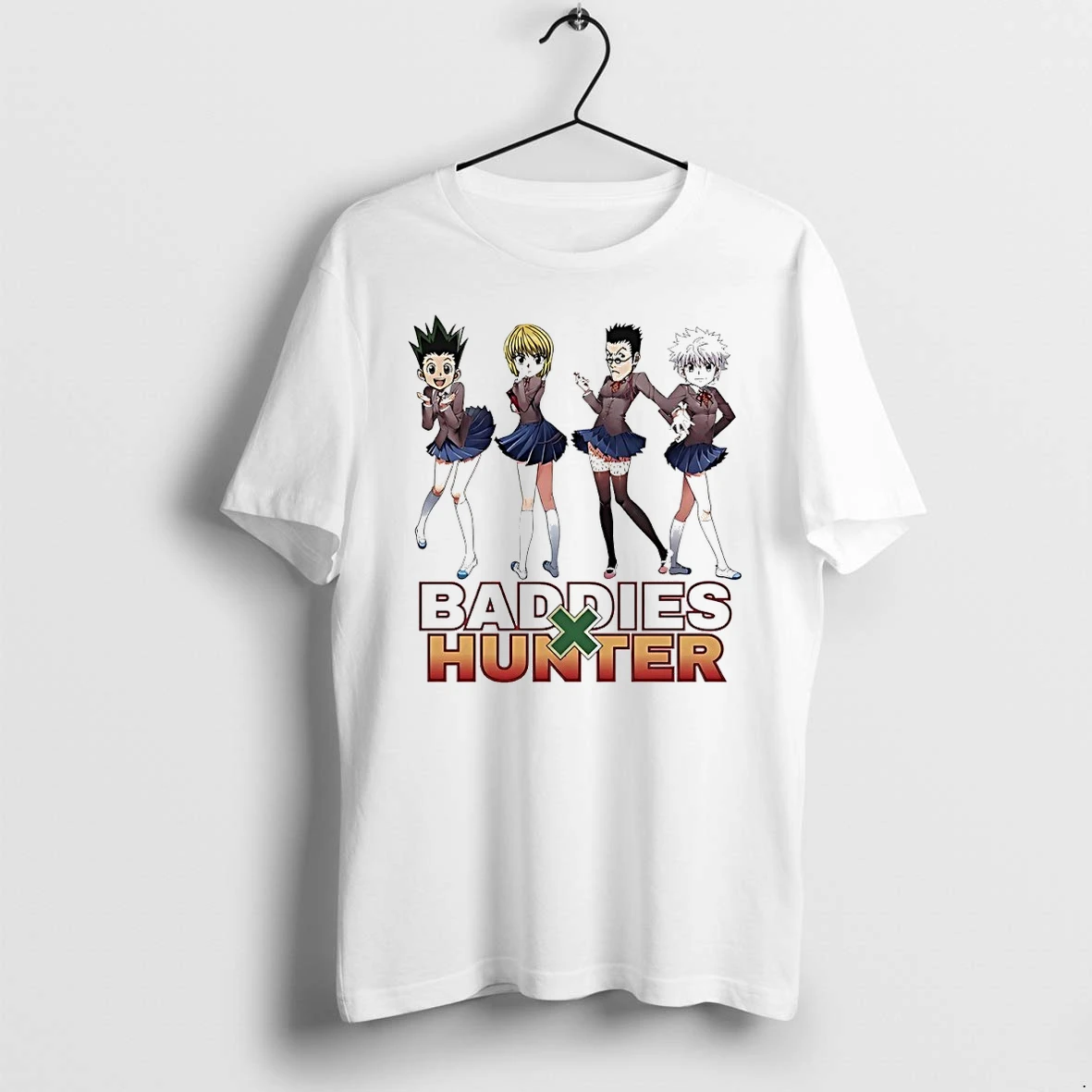 Baddies X Hunter Gon Freecss Kurapika Leorio Paradinight And Killua Zoldyck Tshirts Sweater Hoodie