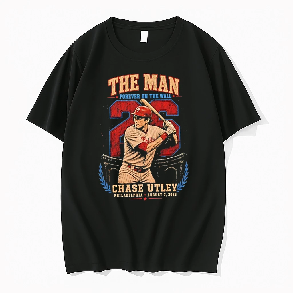Chase Utley The Man Forever On The Wall Of Fame Commemorative August 7 2026 Tshirts Sweater Hoodie