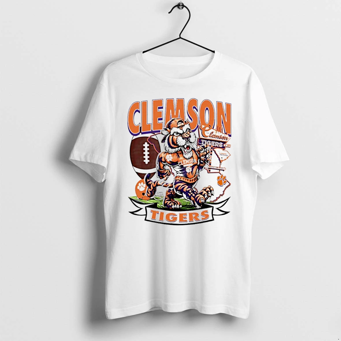Clemson Tigers Football Mascot Ncaa Tshirts Sweater Hoodie
