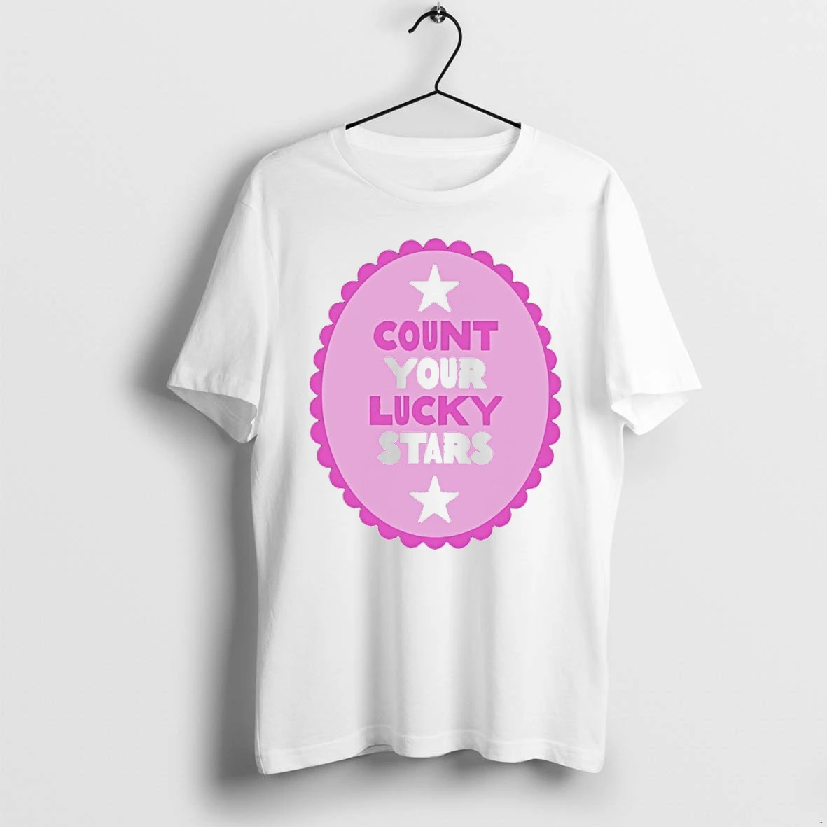 Count Your Lucky Stars Inspirational Quote Tshirts Sweater Hoodie
