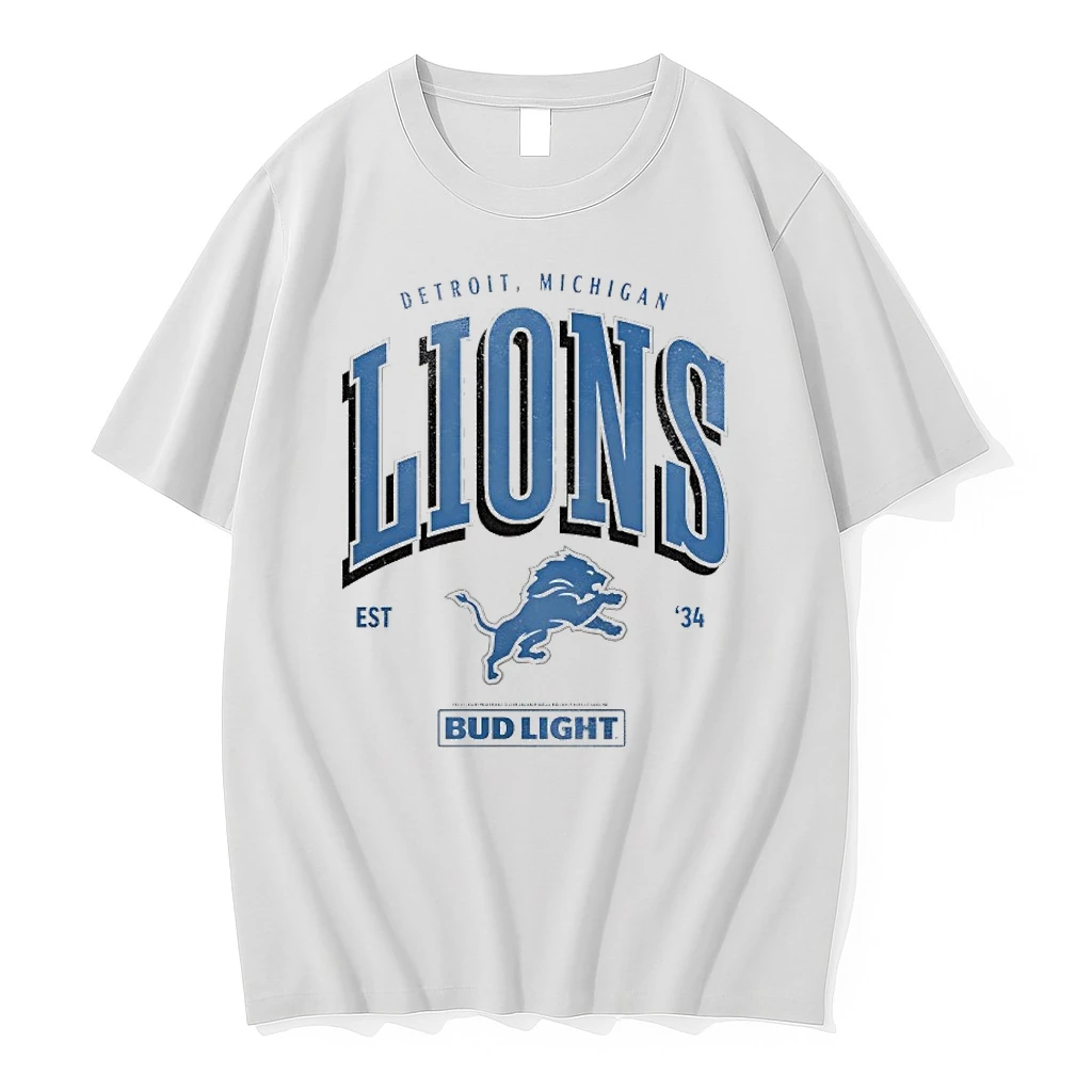 Detroit Lions Bud Light 34 Michigan Tshirts Sweater Hoodie