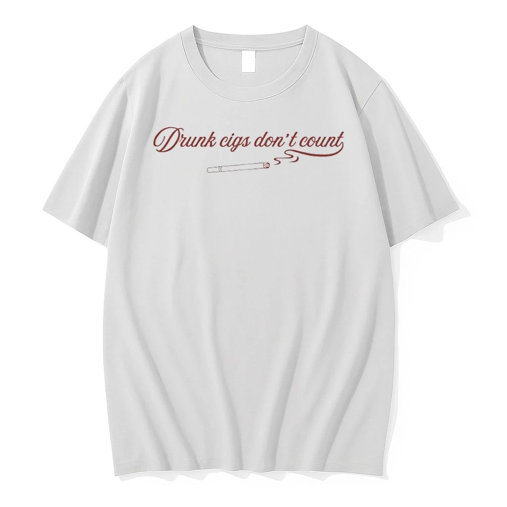 Drunk Cigs Dont Count Smoking Funny Humor Tshirts Sweater Hoodie