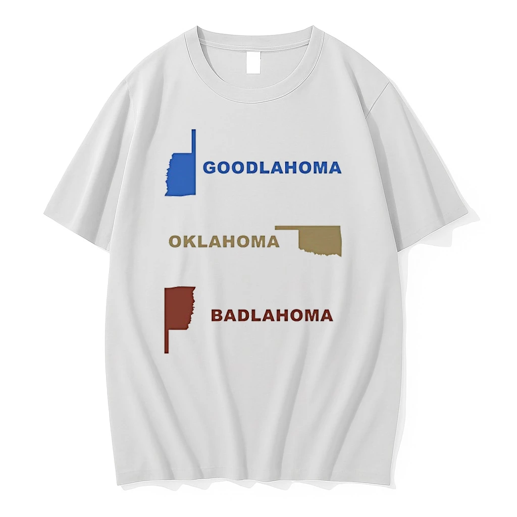 Goodlahoma Oklahoma Badlahoma Geography Tshirts Sweater Hoodie