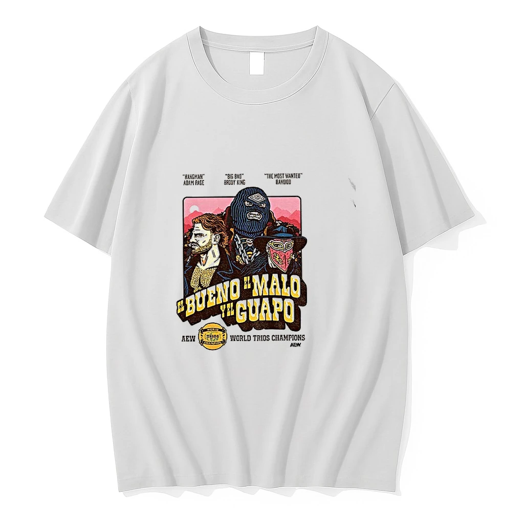Hangman Adam Page Brody King Bandido El Bueno El Malo Y El Guapo Aew Trios Tshirts Sweater Hoodie